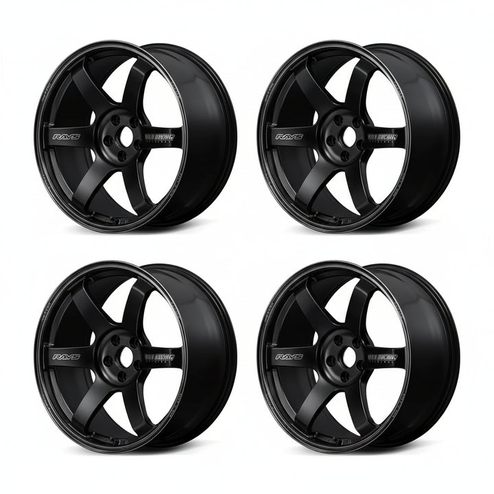 Rays | Volk TE37 SAGA S-plus Black Shadow LTD. Matte Translucent Black | 5X114.3| 18x7.5 +48 (Set)