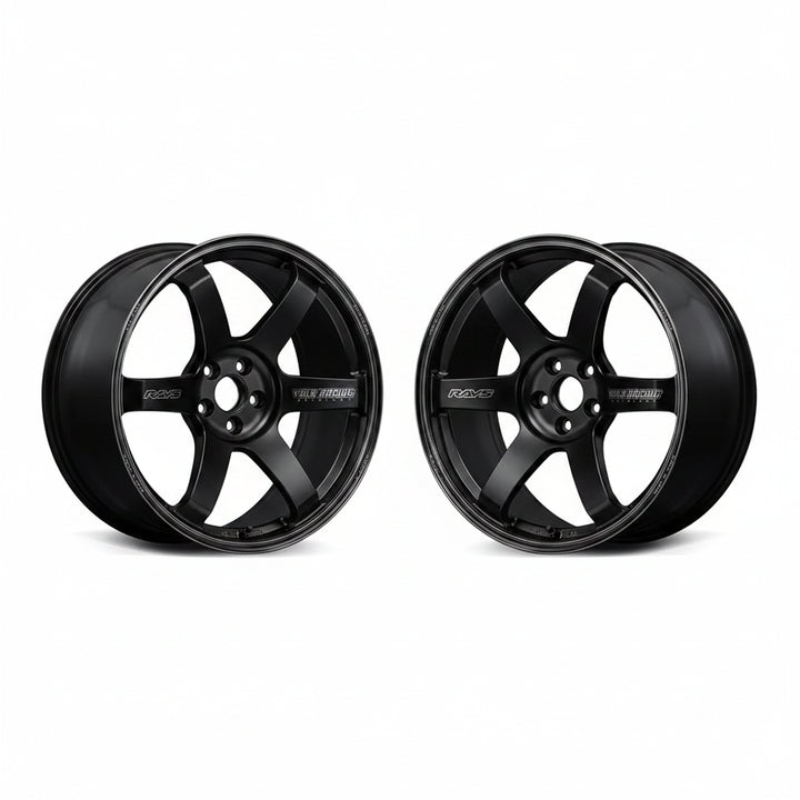Rays | Volk TE37 SAGA S-plus Black Shadow LTD. Matte Translucent Black | 5X114.3| 18x9.5 +45 (Pair)