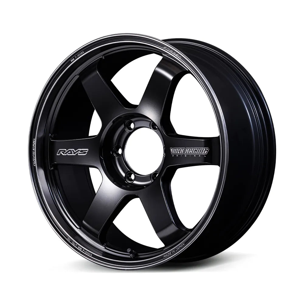 Rays | Volk TE37 ultra LARGE P.C.D. Black Shadow LTD. Matte Translucent Black | 18x8.5 +52 | 6X139.7