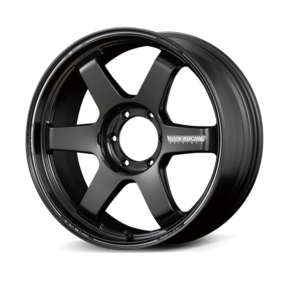 Rays | Volk TE37 ultra LARGE P.C.D. Diamond Dark Gunmetal | 18x8.0 +0 | 6X139.7