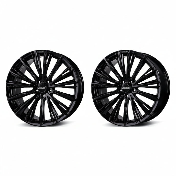 Rays | VERSUS VOUGE LIMITED Glossy Black | 5X112 | 20X8.5 +38 (Pair)