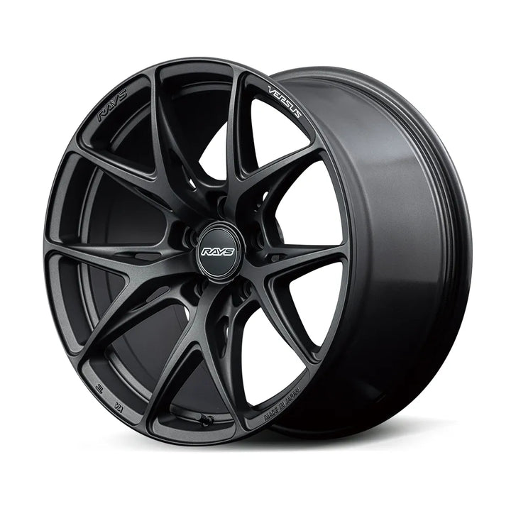 Rays | VERSUS VV21S Matte Super Dark Gunmetal | 5X100 | 18X8.0 +45 (Set)