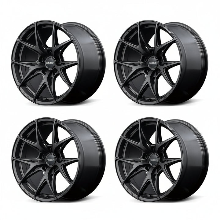 Rays | VERSUS VV21S Matte Super Dark Gunmetal | 5X100 | 18X8.0 +45 (Set)