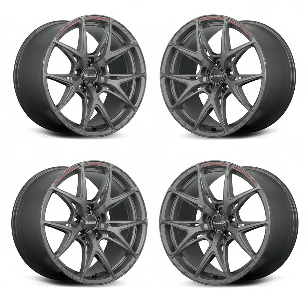Rays | VERSUS VV21S Arms Gray/Letter MC/RAP | 5X120 | 20X8.5 +45 (Set)