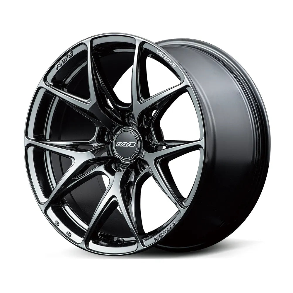 Rays | VERSUS VV21S Jet Black | 5X112 | 19X9.5 +48