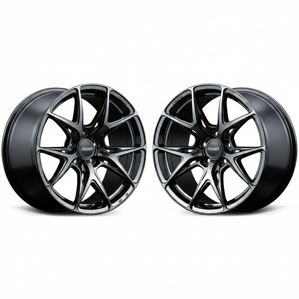 Rays | VERSUS VV21S Jet Black | 5X112 | 19X8.5 +44 (Pair)
