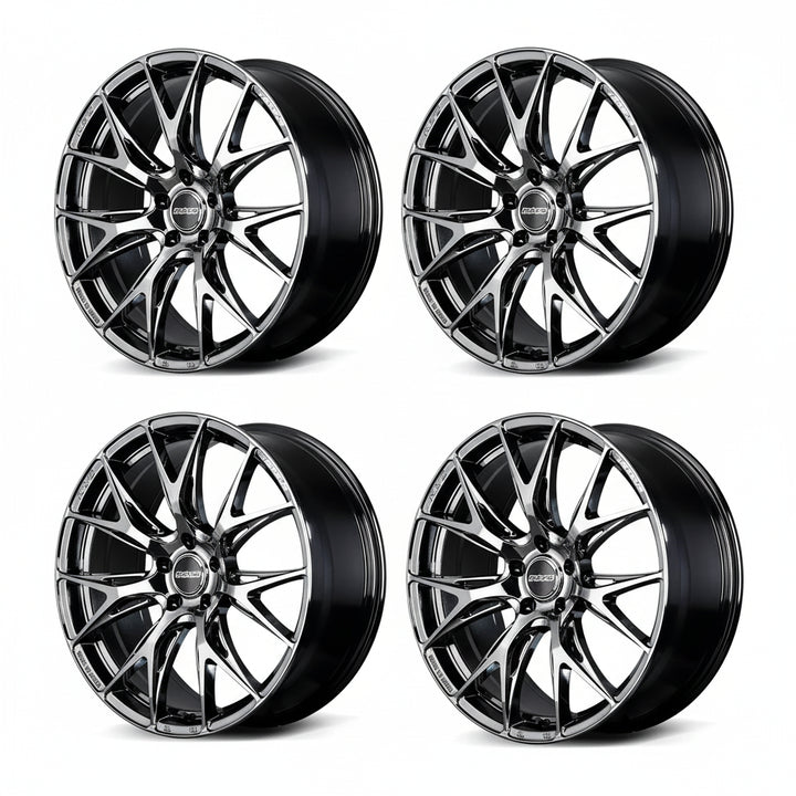 Rays | VERSUS VV27S Jet Black | 5X112 | 20X8.5 +45 (Set)