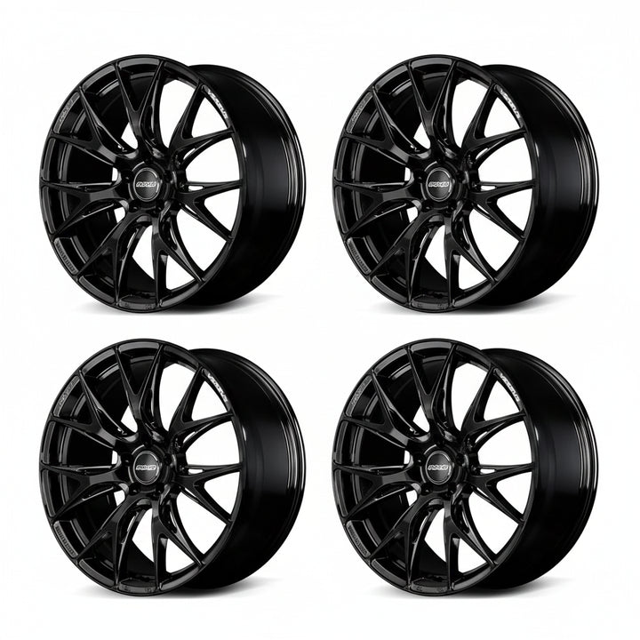 Rays | VERSUS VV27S Glossy Black | 5X120 | 20X8.5 +38 (Set)