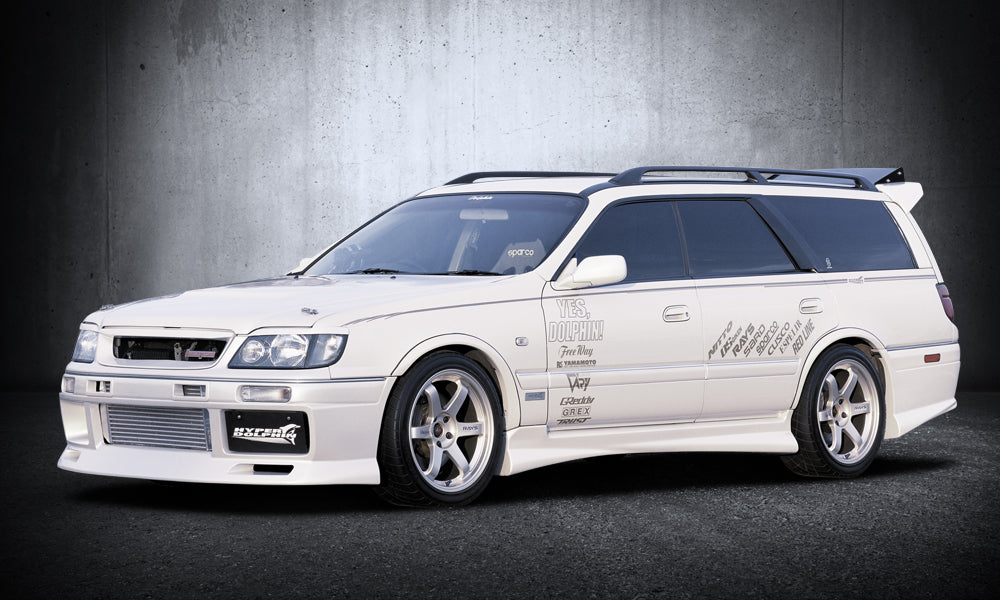 Racing Roof Wing for Nissan Stagea WC34 Early Model by Freeway Dolphin