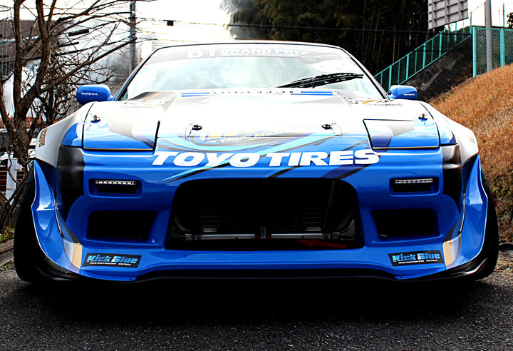 True Man Racing Kick | Blue Body Kit for Nissan 180sx (240sx S13 Hatch)