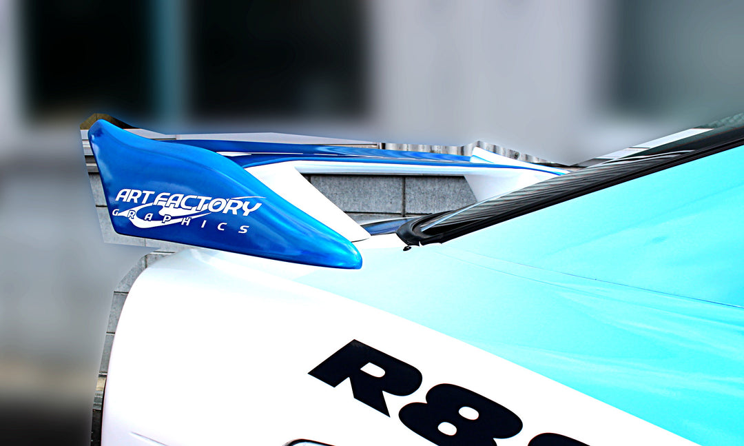 True Man Racing | Kick Blue Rear Wing for Nissan 180sx (240sx s13 Hatch)