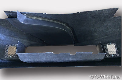 C-West | Front Air Inlet Duct (Long Nose) for Nissan 350Z / Fairlady Z (Z33) - photo 1
