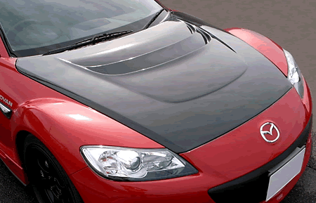 FEED (Fujita Engineering) | Afflux Aero Hood for Mazda RX8 (SE3P)