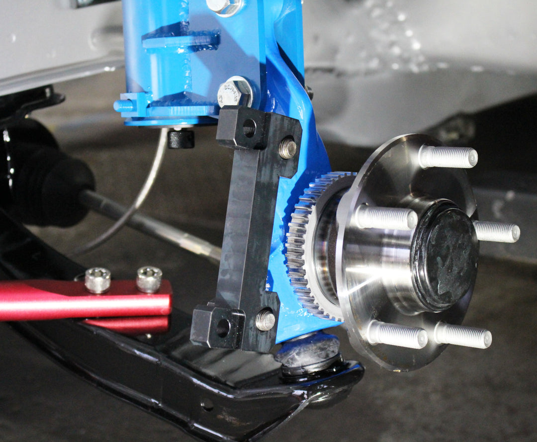 True Man Racing | Kick Blue GTR Front Brake Caliper Bracket Ver.2 for Nissan Silvia S13 / S14 / S15 / 180SX