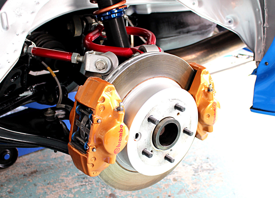 True Man Racing | Kick Blue GTR Rear Brake Caliper Bracket for Nissan Silvia S13 / S14 / S15 / 180SX