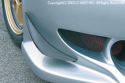 C-West | Front Canards Type I (L/R) for Honda Integra (DC5) - photo 1