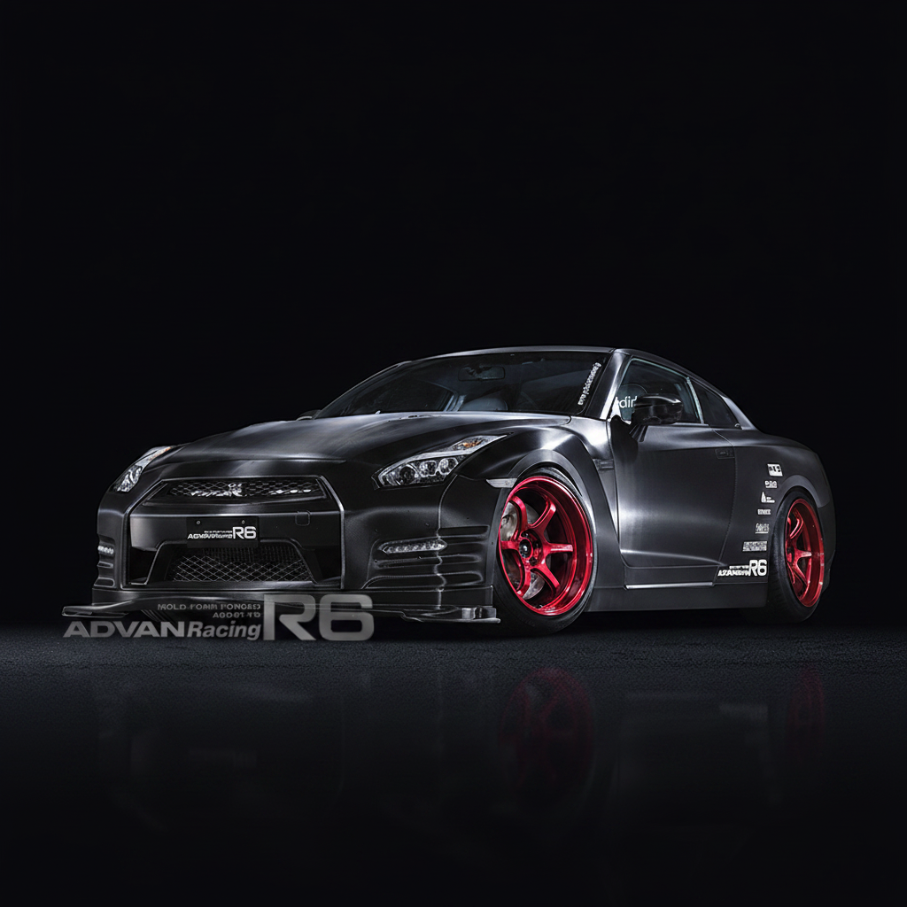 Advan | R6 Racing Candy Red | 5X100 | 18X8.0 +45 (Pair)