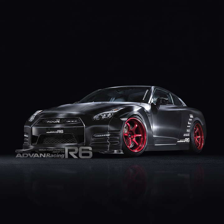 Advan | R6 Racing Candy Red | 5X100 | 18X8.0 +45 (Pair)