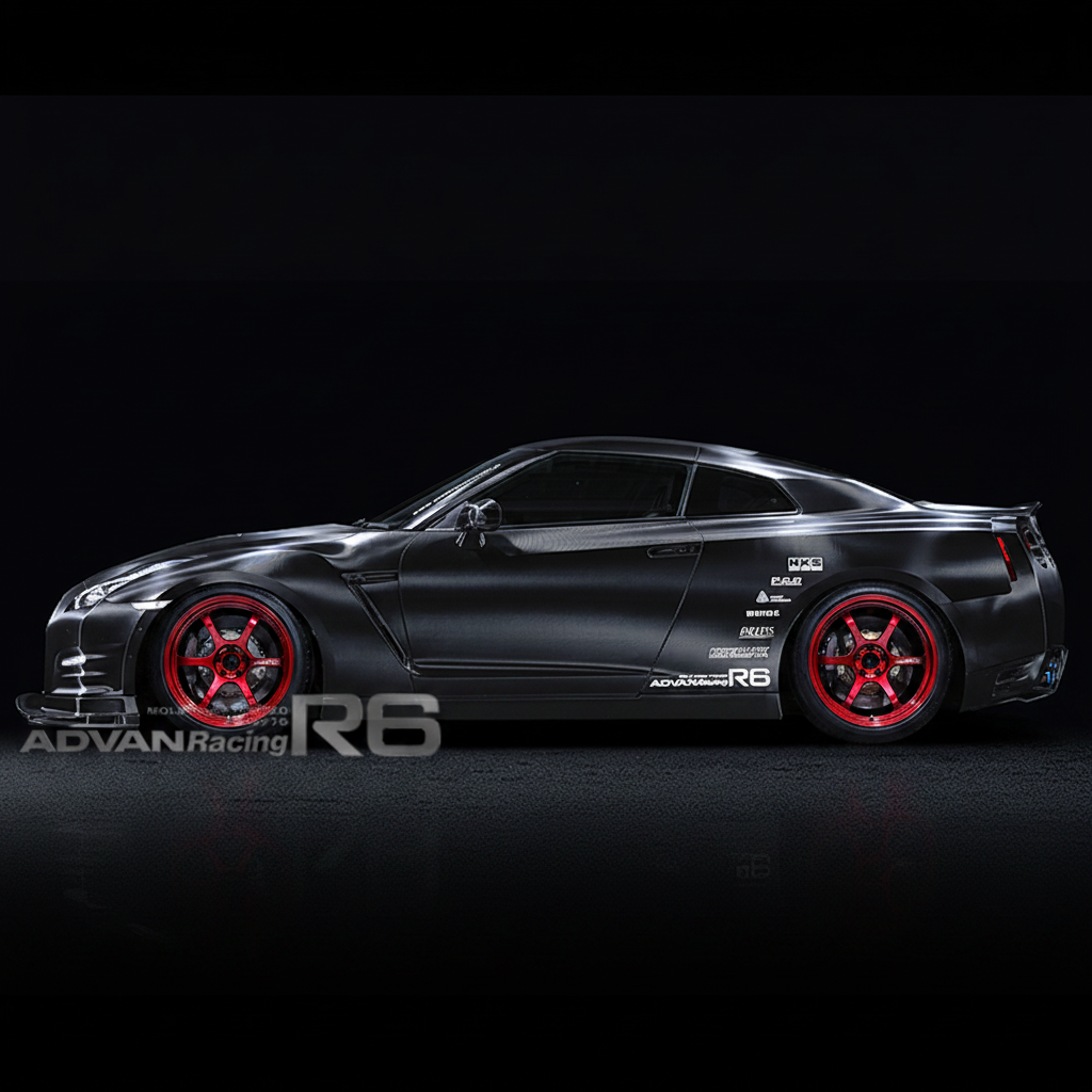Advan | R6 Racing Candy Red | 5X100 | 18X8.0 +45 (Pair)