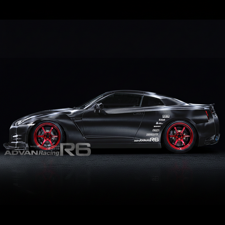 Advan | R6 Racing Candy Red | 5X100 | 18X8.0 +45 (Pair)