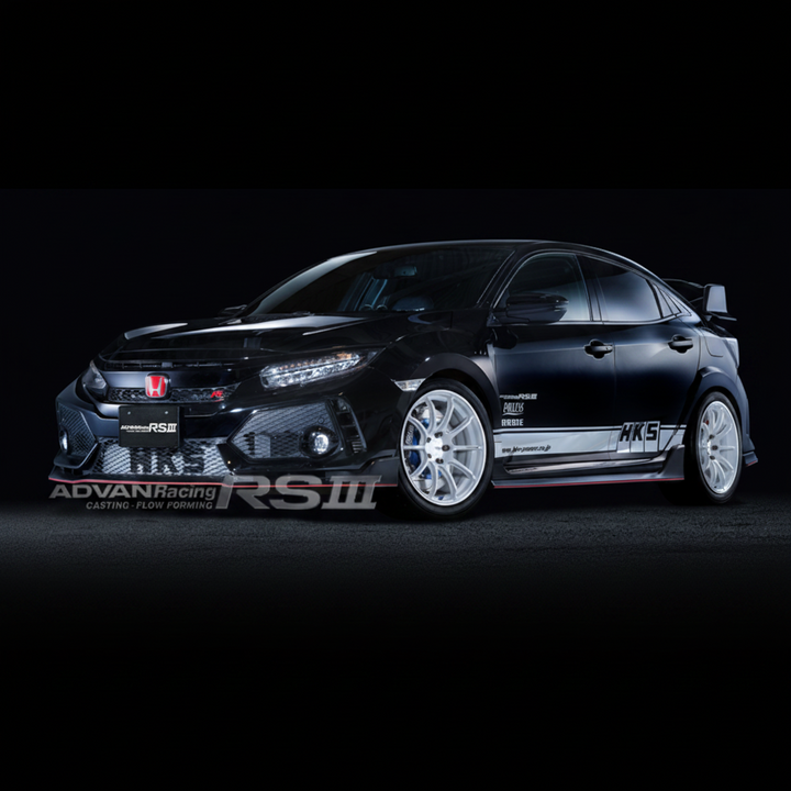 Advan | RSIII Racing White Metallic & Ring | 5X100 | 18X8.0 +48