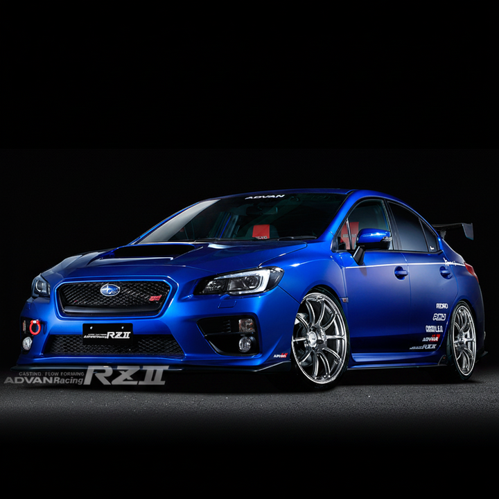 Advan | RZII Racing Hyper Black & Ring | 5X112 | 18X7.5 +48