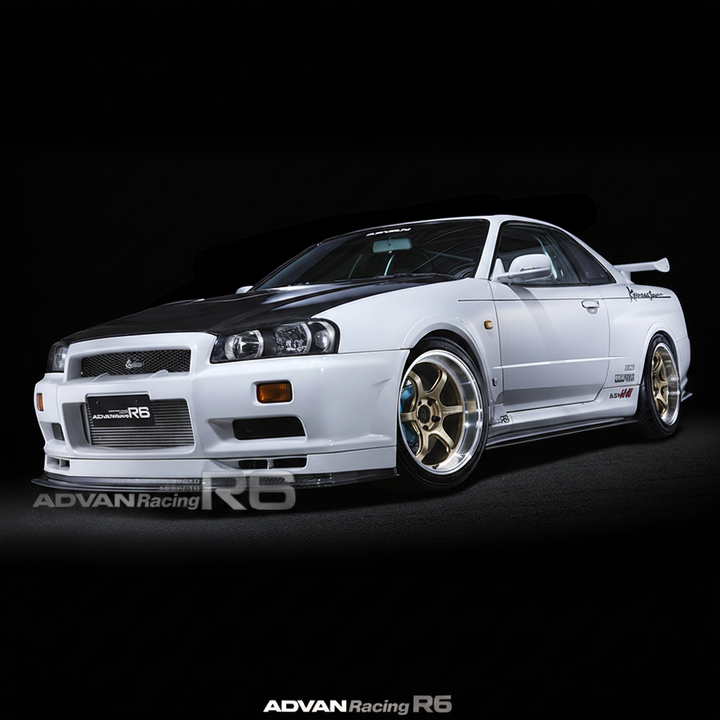 Advan | R6 Machining & Racing Brass Gold | 5X114.3 | 18X10.5 +15 (Pair)