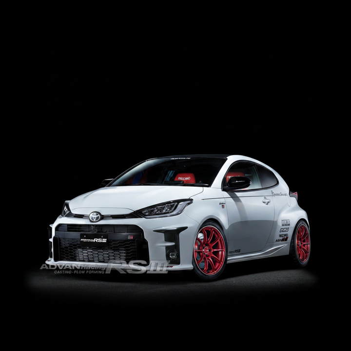 Advan | RSIII Racing Candy Red & Ring | 5X100 | 18X8.0 +48 (Set)