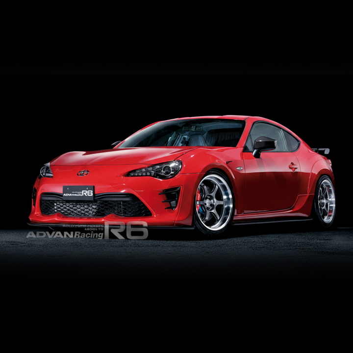 Advan | R6 Machining & Racing Hyper Black | 5X100 | 18X9.5 +45 (Pair)