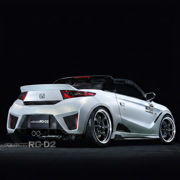 Advan | RG-D2 Machining & Black Gunmetal | 4X100 | 15X5.5 +45