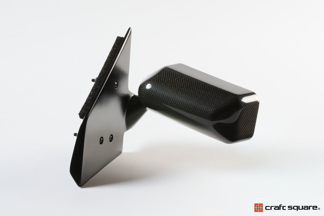 Craft Square | Touring Competition Dry Carbon Mirrors TCA-F - Blue Anti-Glare for Mitsubishi Lancer Evolution X (CZ4A)