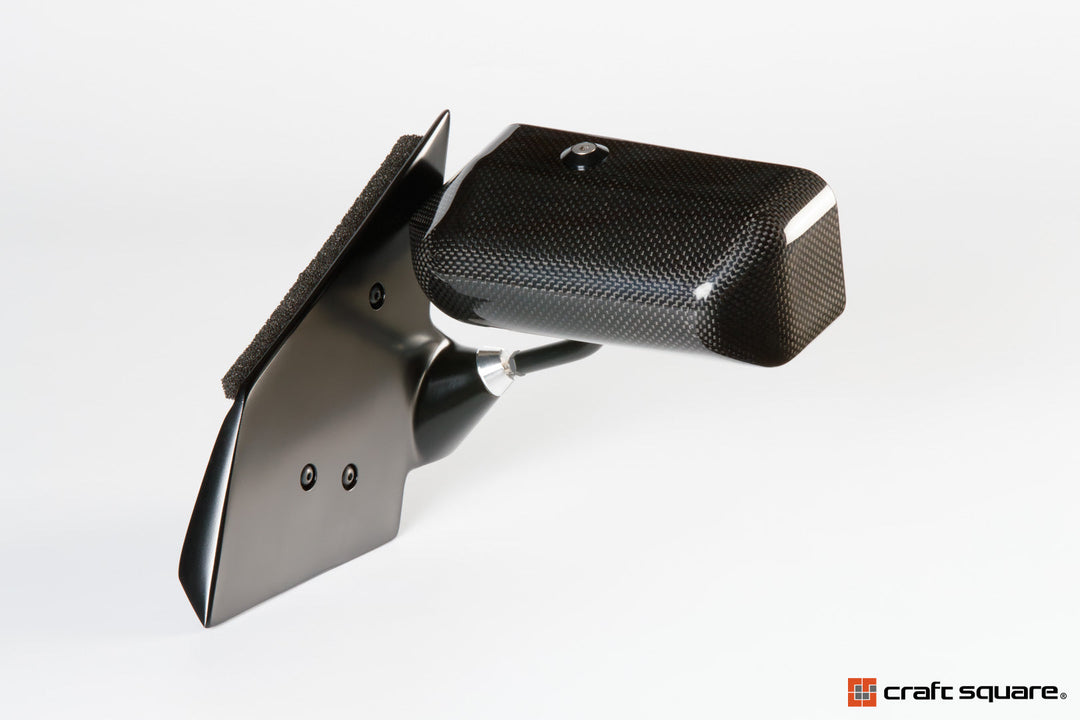Craft Square | Touring Competition Dry Carbon Mirrors TCA-N1 - Blue Anti-Glare for Mitsubishi Lancer Evolution X (CZ4A)