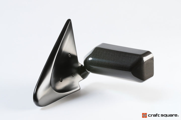 Craft Square | Touring Competition Dry Carbon Mirrors TCA-F - Blue Anti-Glare for Honda Integra Type R (DC5)