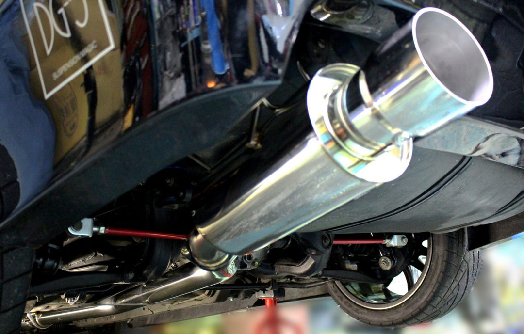 True Man Racing | Kick Blue Stainless Steel Muffler for Nissan Silvia S13 / S14 / S15 / 180SX