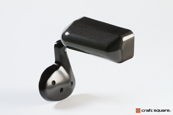 Craft Square | Touring Competition Dry Carbon Mirrors TCA-FZ - Blue Anti-Glare for Fiat 500 / Alfa Romeo 4C