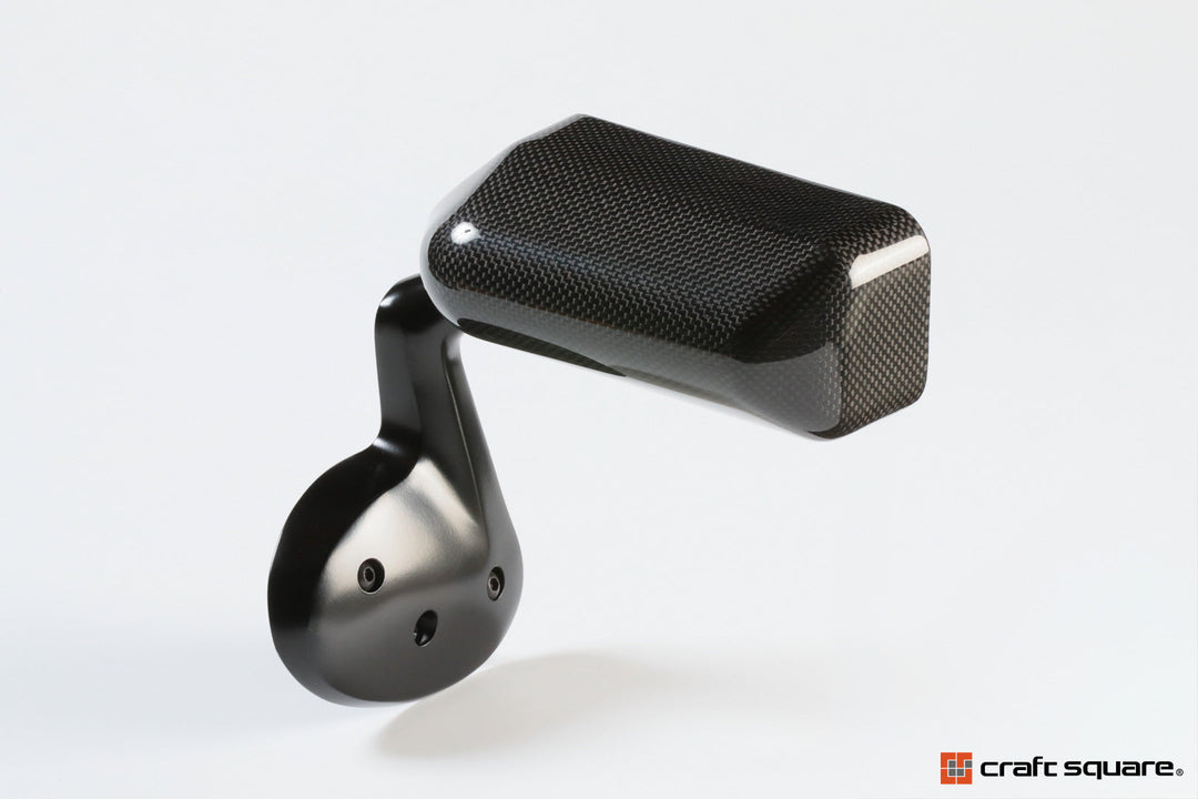 Craft Square | Touring Competition Dry Carbon Mirrors TCA/R-F - Blue Anti-Glare for Fiat 500 / Alfa Romeo 4C