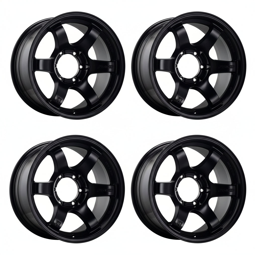 Rays | Gram Lights 57DR-X Semi Gloss Black | 17x8.5 +00 | 6X139.7 (Set)