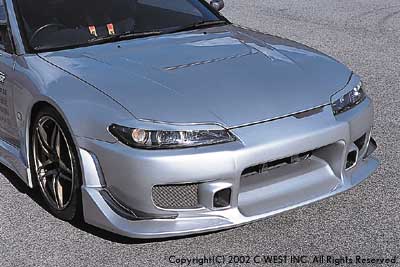C-West | GT Type Front Bumper for Nissan Silvia (S15) - photo 1