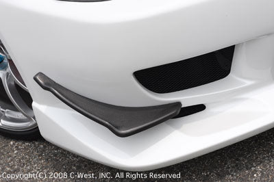 C-West | Front Canards for Mitsubishi Lancer Evolution X (CZ4A) - photo 1