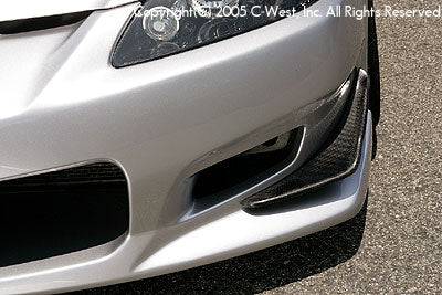 C-West | Front Canards Type II for Honda Integra (DC5) - photo 1