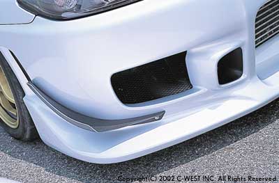 C-West | Front Canards for N1 Bumper (L/R) for Nissan Silvia (S15) - photo 1