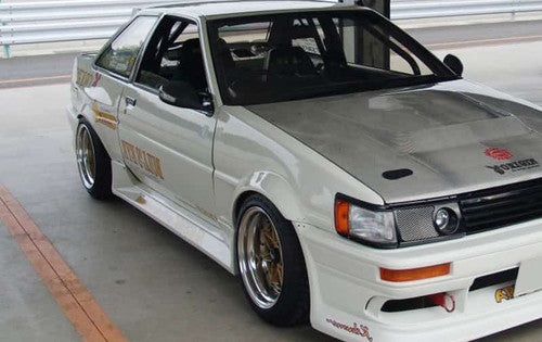 Origin Lab | Rear Overfenders +40mm for 2-Door Toyota AE86 Levin / Trueno