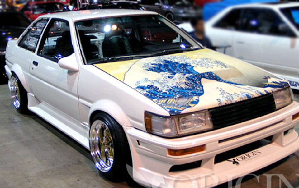 Origin Lab | AE86 Rear Fender Arch - (35mm) for Toyota AE86 Levin