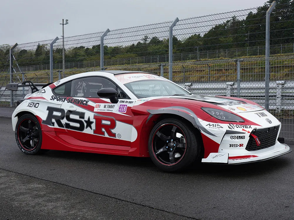 Rays | MID RACING R50 Black / Rim Red Line | 4X100 | 16X6.0 +43