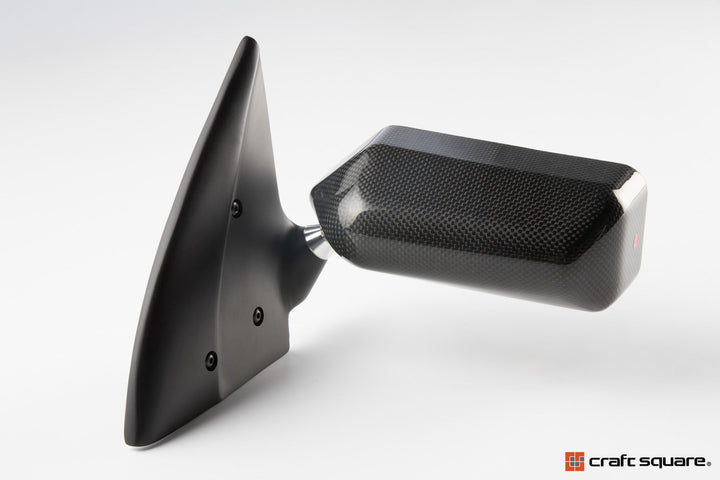 Craft Square | Touring Competition Dry Carbon Mirrors TCA-F - Blue Anti-Glare for Toyota GR Yaris (GXPA16 / MXPA12)