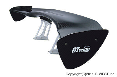 C-West | GT-Wing II S 3D Carbon Flap Wing (Universal) - photo 1