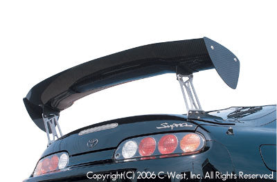 C-West | GT-Wing II 3D Carbon Flap Wing for Toyota Supra (JZA80) - photo 1