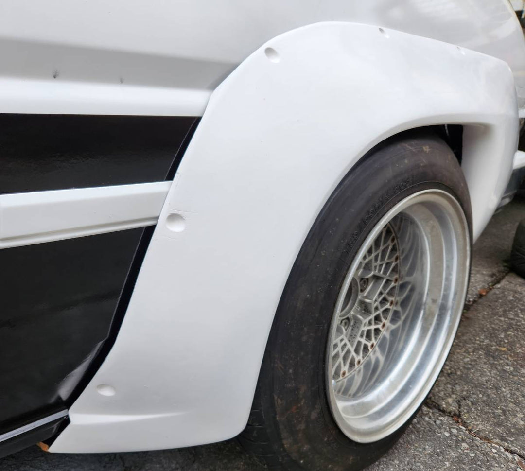 Ground Effect | TRD Type N2 Style Rear Fender Flares for Toyota AE86 / AE85  Levin / Trueno