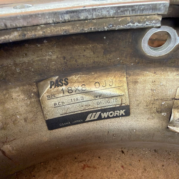 Work VS-KF wheel pair 5x114.3 18x8+38