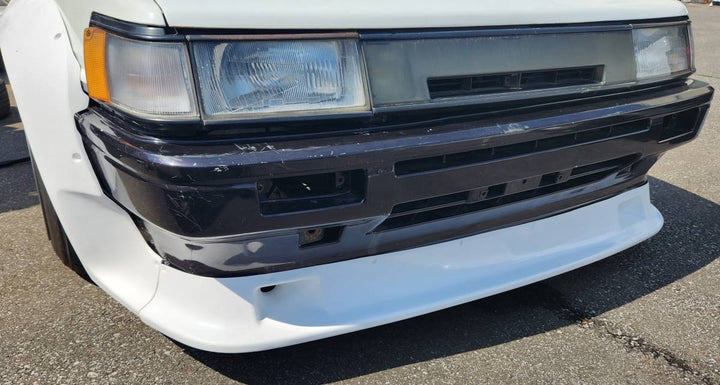 Ground Effect | TRD Type N2 Style Front Lip for Toyota AE86 / AE85  Levin (pre-facelift)